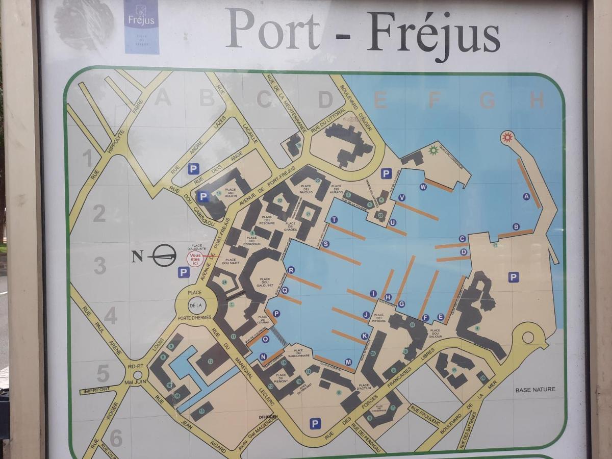 Coeur Marina Climatise Terrasse Parking Leilighet Fréjus Eksteriør bilde